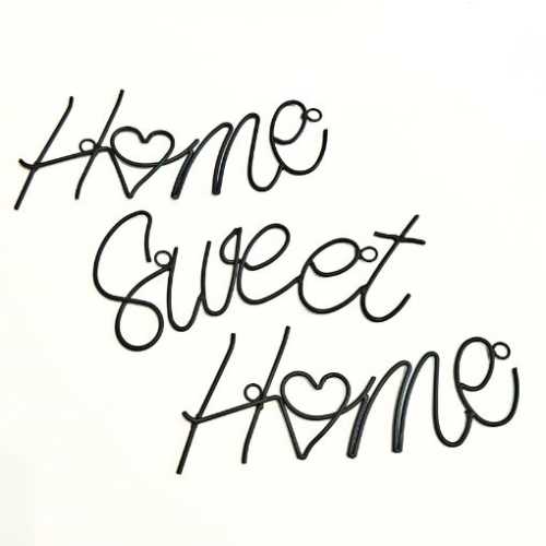 Home Sweet Home and Heart Metal Wall Art - The Homespun Loft