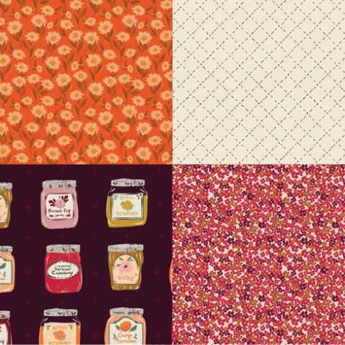 10" LAYER CAKE PACK Season and Spice Autumn Fall - The Homespun Loft