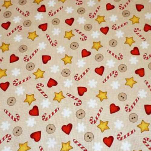 12" x 44" Winterly Wonderful Christmas Fabric - The Homespun Loft