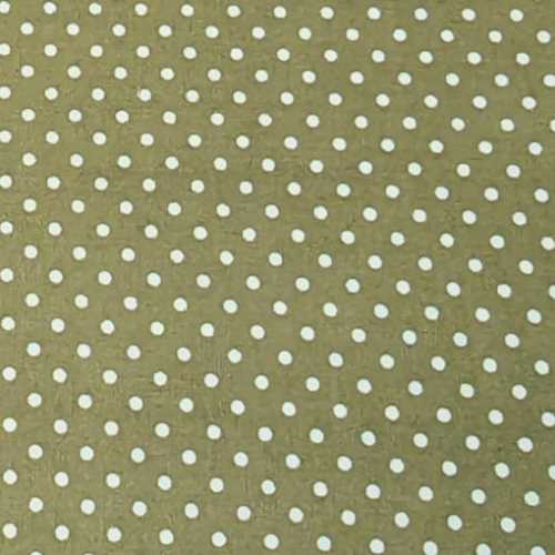 FQ Sage Green Spotty Fabric Rose and Hubble - The Homespun Loft