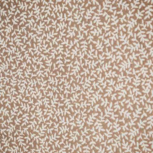 FQ Beige Ditsy Leaf Fabric - The Homespun Loft