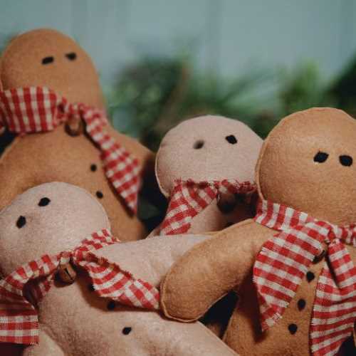 Well Done Baked Gingerbread Decoration Bowl Filler - The Homespun Loft