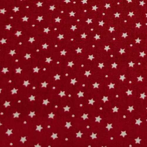 FQ Dark Red Tea Dye Star Fabric Rose and Hubble - The Homespun Loft