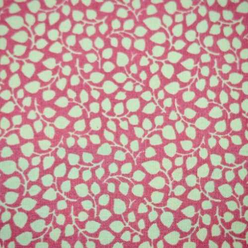 FQ Salmon Pink and Cream Floral Quilting Fabric - The Homespun Loft