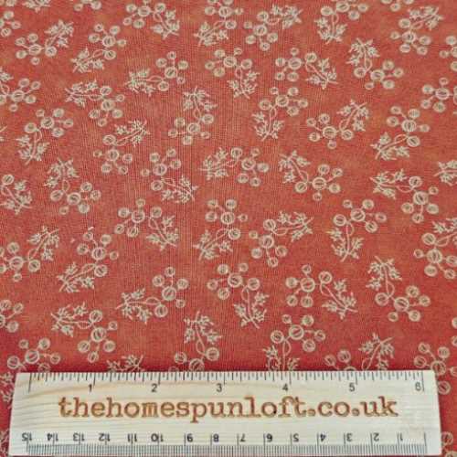 FQ Burnt Orange Autumn Quilting Fabric - The Homespun Loft