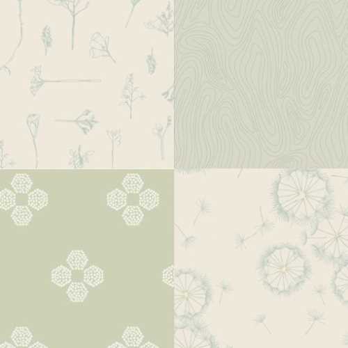 10" LAYER CAKE PACK Vert Fusion Fabric Collection - The Homespun Loft