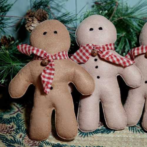 Well Done Baked Gingerbread Decoration Bowl Filler - The Homespun Loft