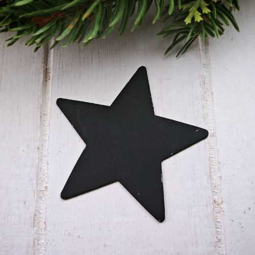 5cm Black Tin Primitive Star - The Homespun Loft