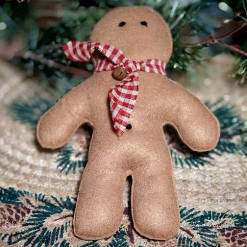 Well Done Baked Gingerbread Decoration Bowl Filler - The Homespun Loft